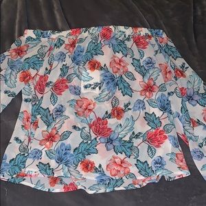 off the shoulder shirt